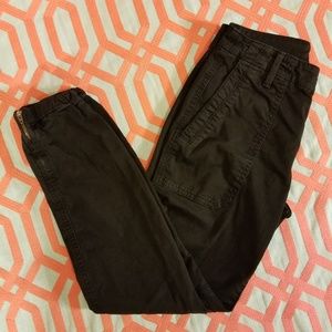 Vince | Elastic-Hem Patch-Front Utility Pants